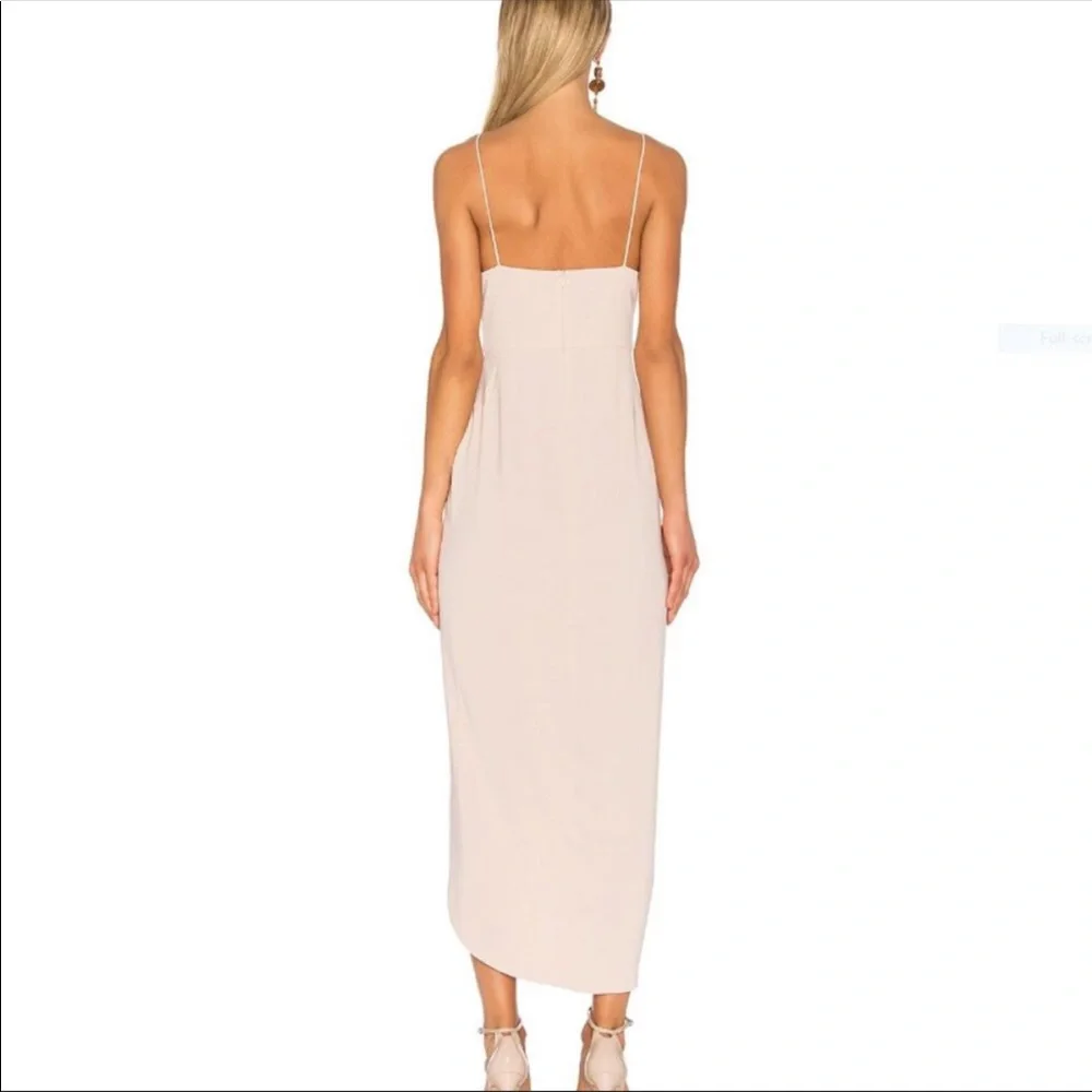 Shona Joy NWT Cocktail Draped Maxi Dress Pink Ballet 4 - Picture 4 of 9